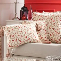 Luxury Collection Heritage Glava Terracotta Pencil Pleat Curtains 10 Luxury Collection Heritage Glava Terracotta Pencil Pleat Curtains -Dunelm Sales Store 30095526 alt07