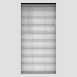 Dunelm Hardwood White 25mm Slats Venetian Blind