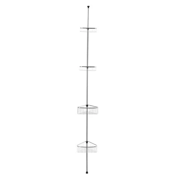 Dunelm Bathroom Basics Extendable 4-Tier Corner Caddy 3 Dunelm Bathroom Basics Extendable 4-Tier Corner Caddy