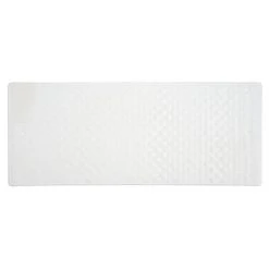 Dunelm White Rubber Bath Mat