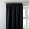 Dunelm Solar Black Blackout Pencil Pleat Curtains 2 Dunelm Solar Black Blackout Pencil Pleat Curtains -Dunelm Sales Store 30112384
