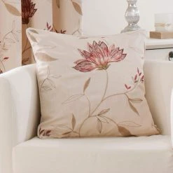 Dunelm Amelia Red Pencil Pleat Curtains 10 Dunelm Amelia Red Pencil Pleat Curtains -Dunelm Sales Store 30121490 alt07