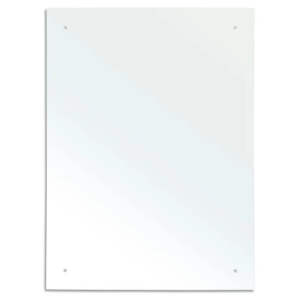 Dunelm Plain Rectangular Wall Mirror, 50x70cm 3 Dunelm Plain Rectangular Wall Mirror, 50x70cm