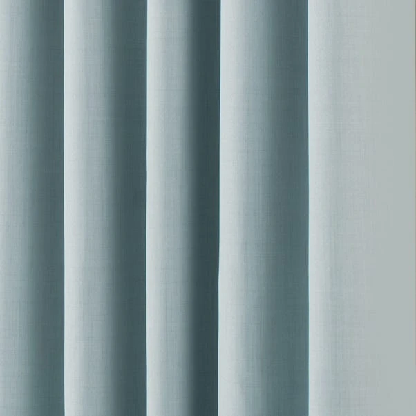 Dunelm Solar Duck Egg Blackout Eyelet Curtains 5 Dunelm Solar Duck Egg Blackout Eyelet Curtains - Image 3