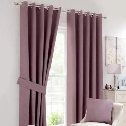 Dunelm Solar Mauve Blackout Eyelet Curtains 9 Dunelm Solar Mauve Blackout Eyelet Curtains -Dunelm Sales Store 30153112 alt01