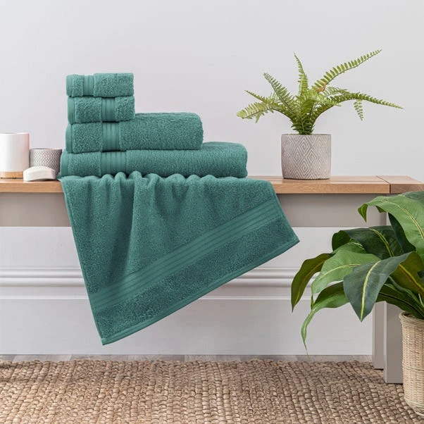 Dunelm Kingfisher Egyptian Cotton Towel 3 Dunelm Kingfisher Egyptian Cotton Towel