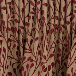 Luxury Collection Willow Red Pencil Pleat Curtains -Dunelm Sales Store 30157303 alt02