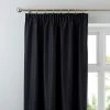 Dunelm Nova Black Blackout Pencil Pleat Curtains -Dunelm Sales Store 30161041