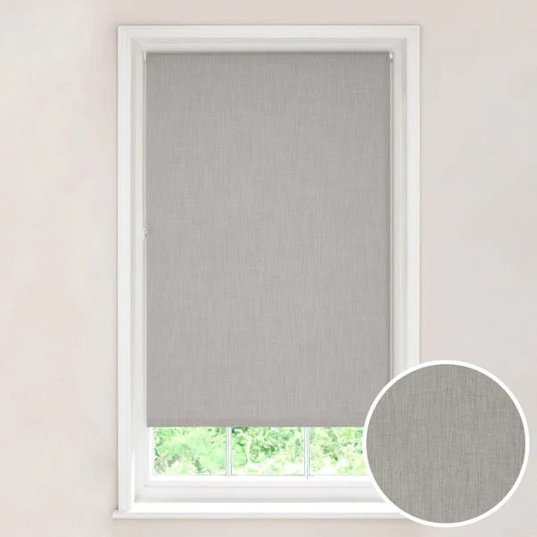 Dunelm Solar Grey Blackout Roller Blind 3 Dunelm Solar Grey Blackout Roller Blind