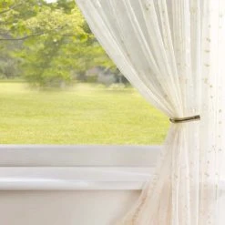 Dunelm Antique Grace Cream Slot Top Net Panel 8 Dunelm Antique Grace Cream Slot Top Net Panel -Dunelm Sales Store 30169649 alt03