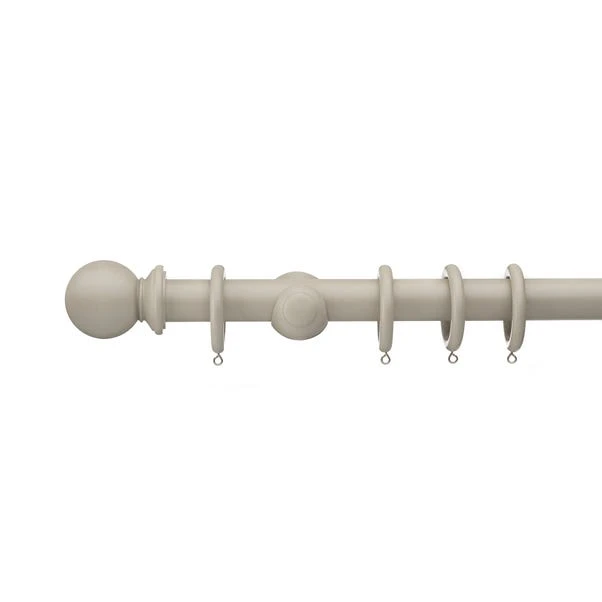 Swish Romantica Fixed Grey Curtain Pole Dia. 35mm 3 Swish Romantica Fixed Grey Curtain Pole Dia. 35mm