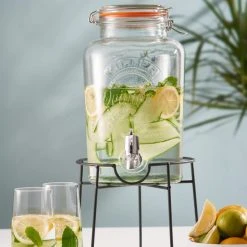 Kilner 5 Litre Clip Top Drinks Dispencer 8 Kilner 5 Litre Clip Top Drinks Dispencer -Dunelm Sales Store 30188719 alt03