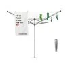 Brabantia 4 Arm Liftomatic Rotary Washing Line With Ground Spike, 50m 1 Brabantia 4 Arm Liftomatic Rotary Washing Line With Ground Spike, 50m -Dunelm Sales Store 30189142