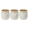 Dunelm White Hang Tag Canister