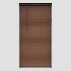 Dunelm Hardwood Acacia 25mm Slats Venetian Blind
