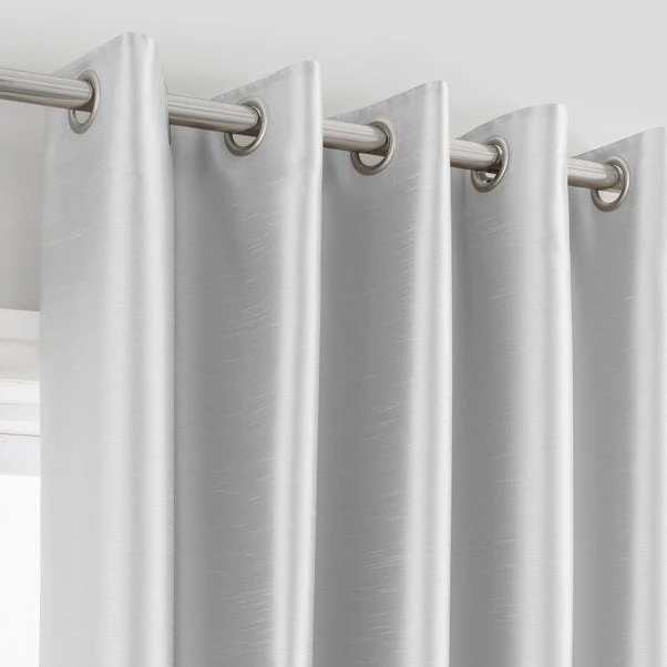 Dunelm Montana Silver Eyelet Curtains 3 Dunelm Montana Silver Eyelet Curtains