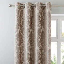 Luxury Collection Versailles Natural Eyelet Curtains