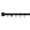 Dunelm Satina Extendable Matte Black Curtain Pole Dia. 25/28mm 1 Dunelm Satina Extendable Matte Black Curtain Pole Dia. 25/28mm -Dunelm Sales Store 30214453