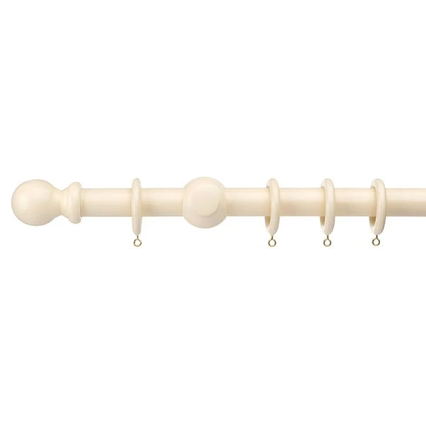 Dunelm Universal Wooden Curtain Pole Dia. 35mm 3 Dunelm Universal Wooden Curtain Pole Dia. 35mm