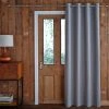 Jennings Grey Thermal Door Curtain 2 Jennings Grey Thermal Door Curtain -Dunelm Sales Store 30217643