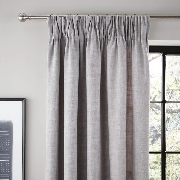 Dunelm Vermont Dove Grey Pencil Pleat Curtains 3 Dunelm Vermont Dove Grey Pencil Pleat Curtains