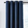 Dunelm Solar Navy Blackout Eyelet Curtains 2 Dunelm Solar Navy Blackout Eyelet Curtains -Dunelm Sales Store 30235244