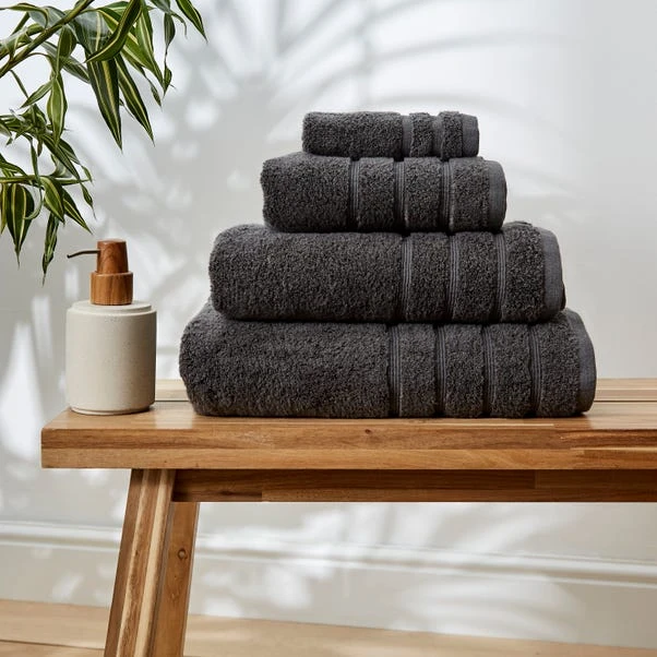 Dunelm Dark Grey Ultimate Towel 3 Dunelm Dark Grey Ultimate Towel