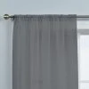 Dunelm Dynamic Grey Single Slot Top Voile Panel 1 Dunelm Dynamic Grey Single Slot Top Voile Panel -Dunelm Sales Store 30238454