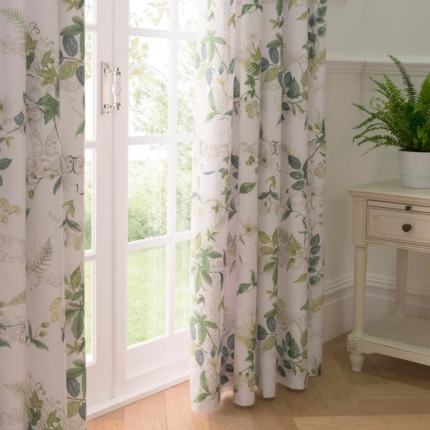 Dorma Botanical Garden Blackout Pencil Pleat Curtains 3 Dorma Botanical Garden Blackout Pencil Pleat Curtains