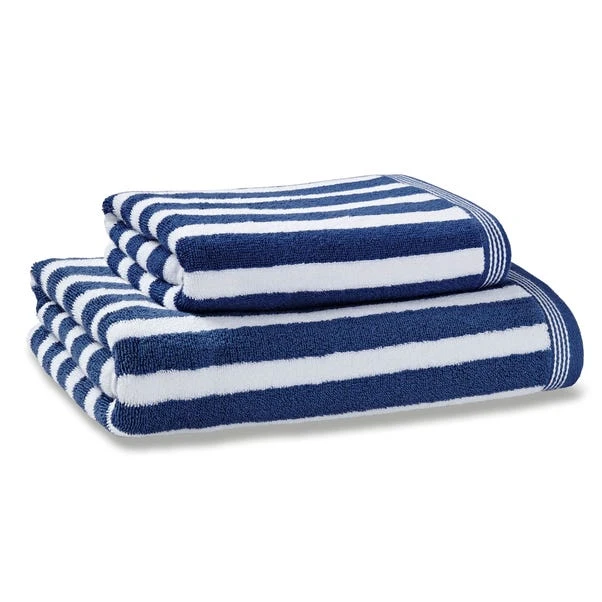 Dunelm Nautical Stripe Navy Towel 3 Dunelm Nautical Stripe Navy Towel
