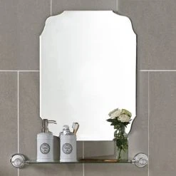 Dunelm Vintage Bevelled Edge Mirror, 45x60cm