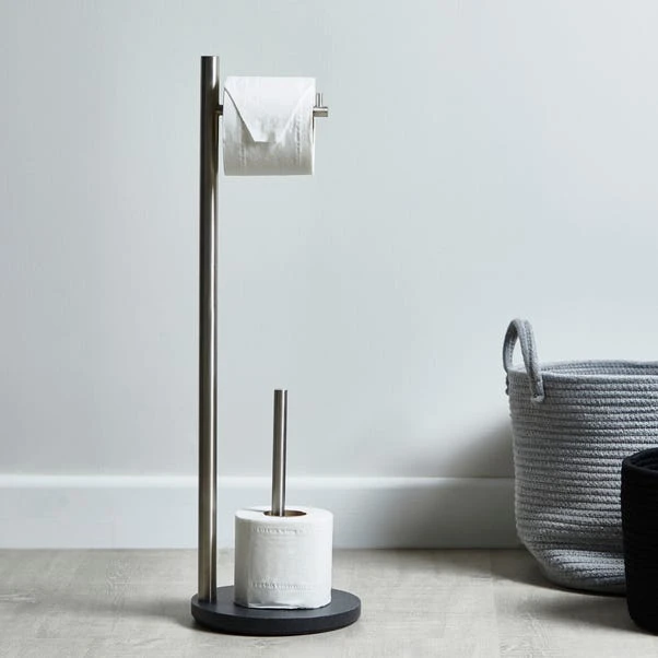 Dunelm Grey Resin Toilet Butler 3 Dunelm Grey Resin Toilet Butler