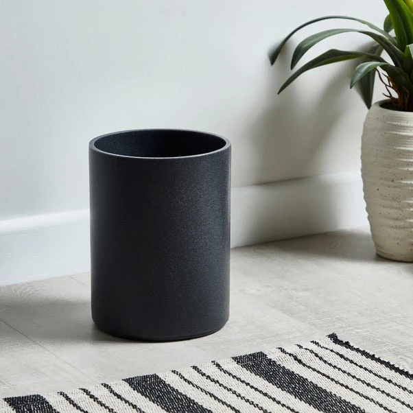 Dunelm Grey Resin Bin 3 Dunelm Grey Resin Bin