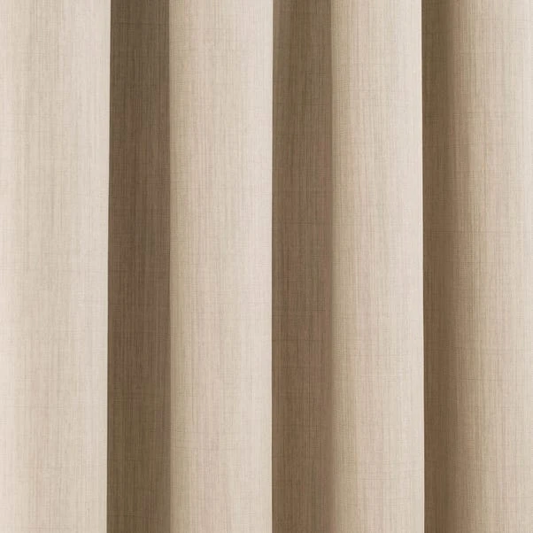 Dunelm Solar Ecru Blackout Pencil Pleat Curtains 5 Dunelm Solar Ecru Blackout Pencil Pleat Curtains - Image 3