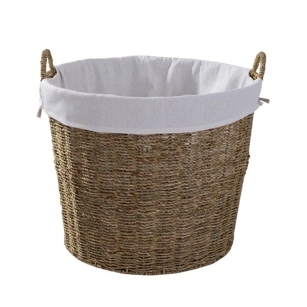 Dunelm Round Seagrass Log Basket 3 Dunelm Round Seagrass Log Basket