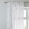 Dunelm Laura Grey Single Slot Top Voile Panel -Dunelm Sales Store 30248662