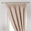 Dunelm Chenille Cream Thermal Pencil Pleat Door Curtain 1 Dunelm Chenille Cream Thermal Pencil Pleat Door Curtain -Dunelm Sales Store 30262189
