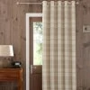Dunelm Highland Check Natural Eyelet Door Curtain 1 Dunelm Highland Check Natural Eyelet Door Curtain -Dunelm Sales Store 30262387