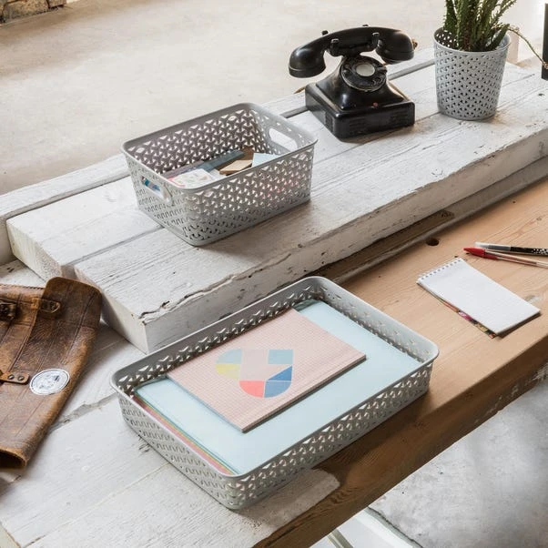 Curver 4L Grey Basket 4 Curver 4L Grey Basket - Image 2