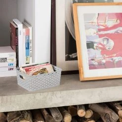 Curver 4L Grey Basket 10 Curver 4L Grey Basket -Dunelm Sales Store 30271752 alt02