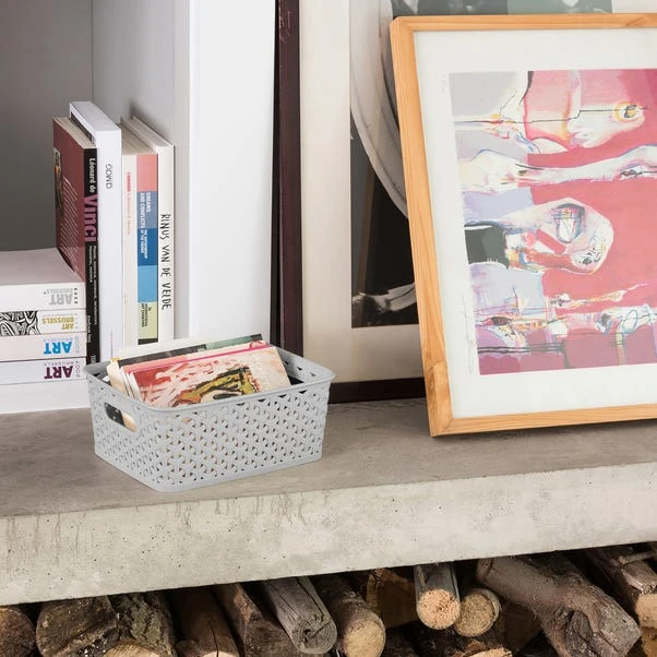 Curver 4L Grey Basket 5 Curver 4L Grey Basket - Image 3