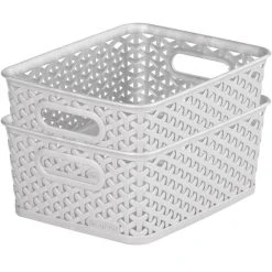 Curver 4L Grey Basket 13 Curver 4L Grey Basket -Dunelm Sales Store 30271752 alt05