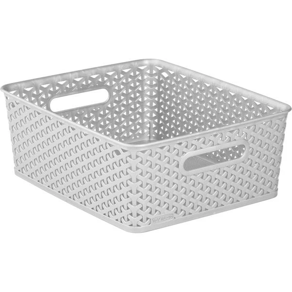 Curver 13L Grey Basket 3 Curver 13L Grey Basket