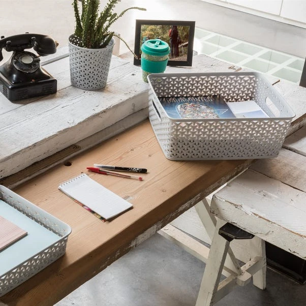 Curver 13L Grey Basket 4 Curver 13L Grey Basket - Image 2