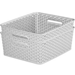 Curver 13L Grey Basket 13 Curver 13L Grey Basket -Dunelm Sales Store 30271754 alt05