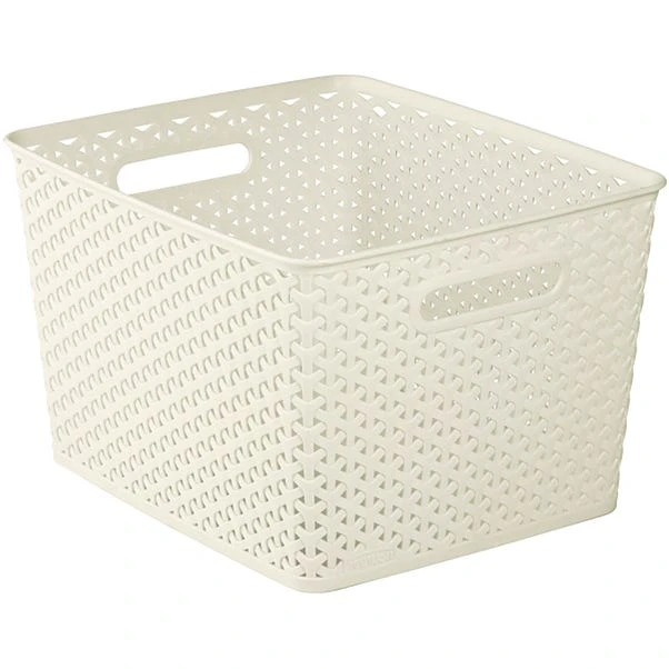 Curver 18L Vintage White Basket 3 Curver 18L Vintage White Basket