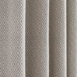 Elements Oslo Grey Eyelet Curtains -Dunelm Sales Store 30273762 alt02
