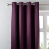 Dunelm Matt Satin Plum Blackout Eyelet Curtains 2 Dunelm Matt Satin Plum Blackout Eyelet Curtains -Dunelm Sales Store 30280442