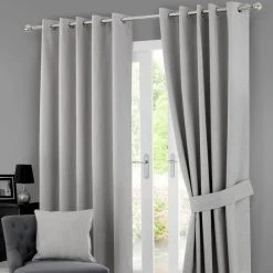 Dunelm Solar Grey Blackout Eyelet Curtains 9 Dunelm Solar Grey Blackout Eyelet Curtains -Dunelm Sales Store 30285117 alt01