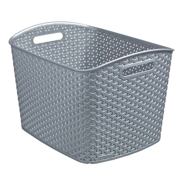 Curver 28L Grey Basket 3 Curver 28L Grey Basket